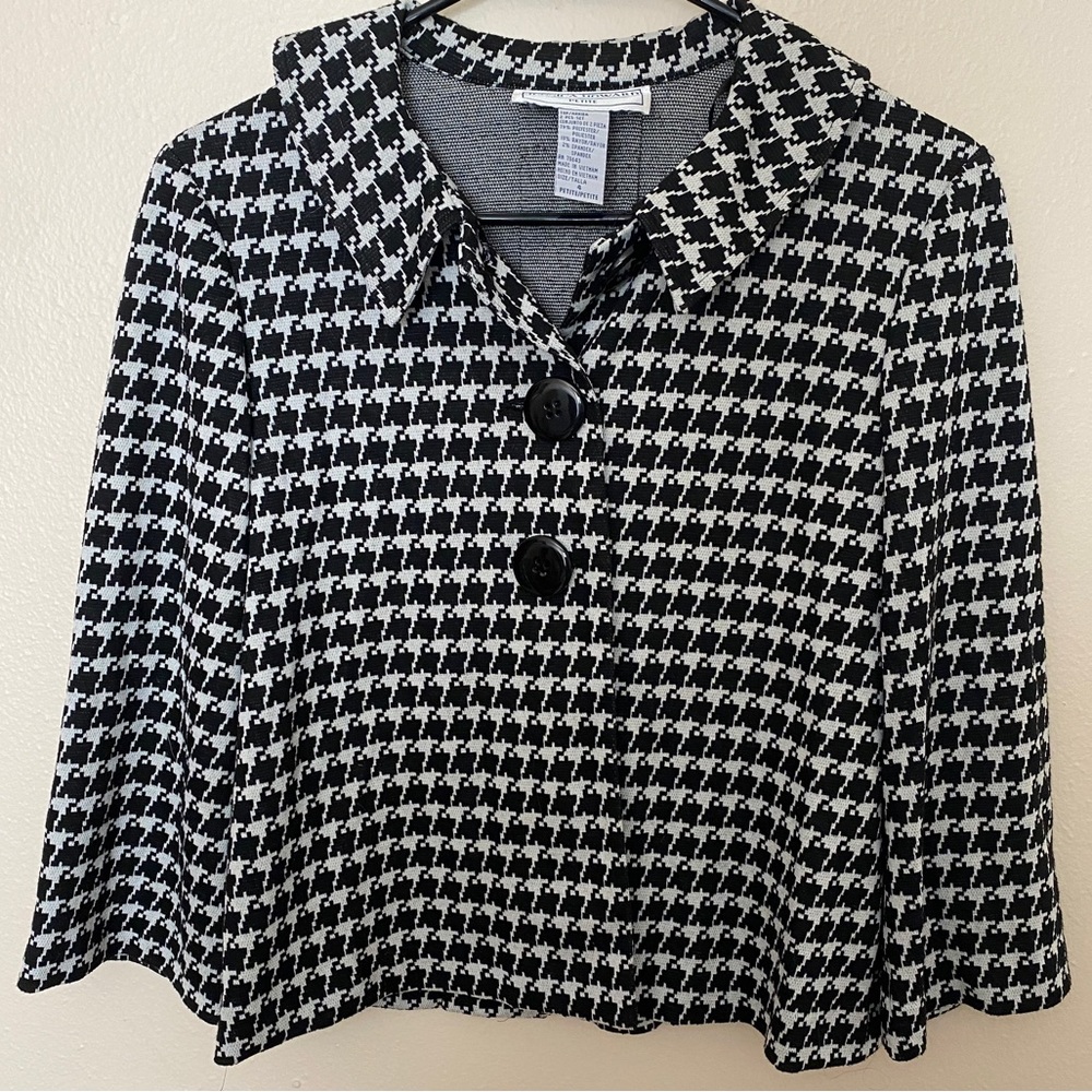 Vintage Jessica Howard Houndstooth Blazer